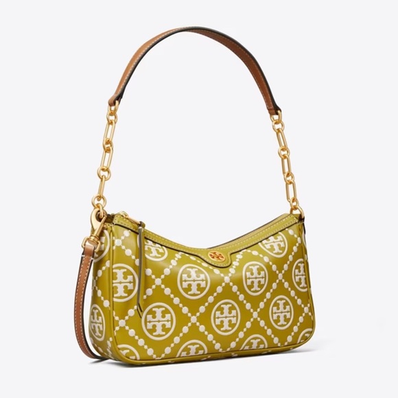 T MONOGRAM EMBOSSED STUDIO BAG - Picture 4 of 12